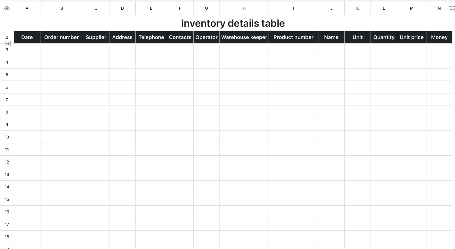 Shipping schedule 1